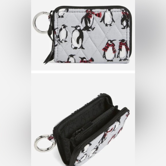 Vera Bradley penguin petite zip around wallet